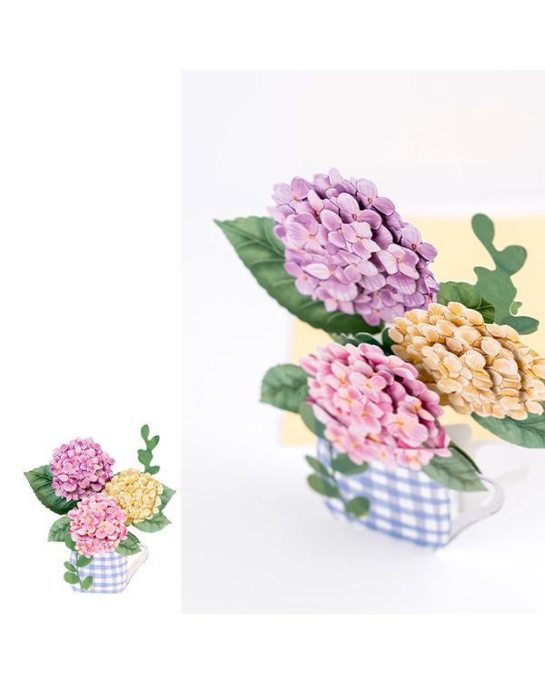 Tarjeta Plegable Hortensia - Imagen 3