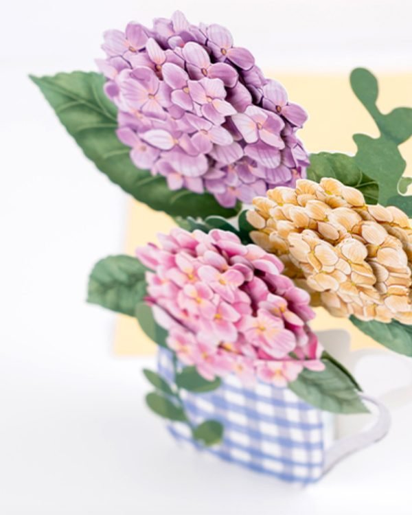 Tarjeta Plegable Hortensia - Imagen 2