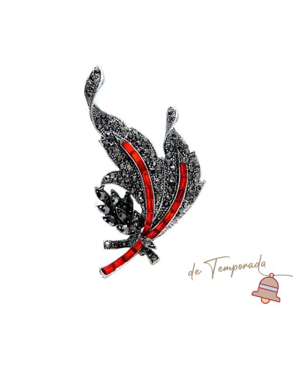 Broche Hoja de Plomo - Imagen 1