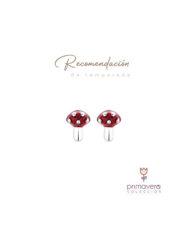 Aretes Amanita - Imagen 1