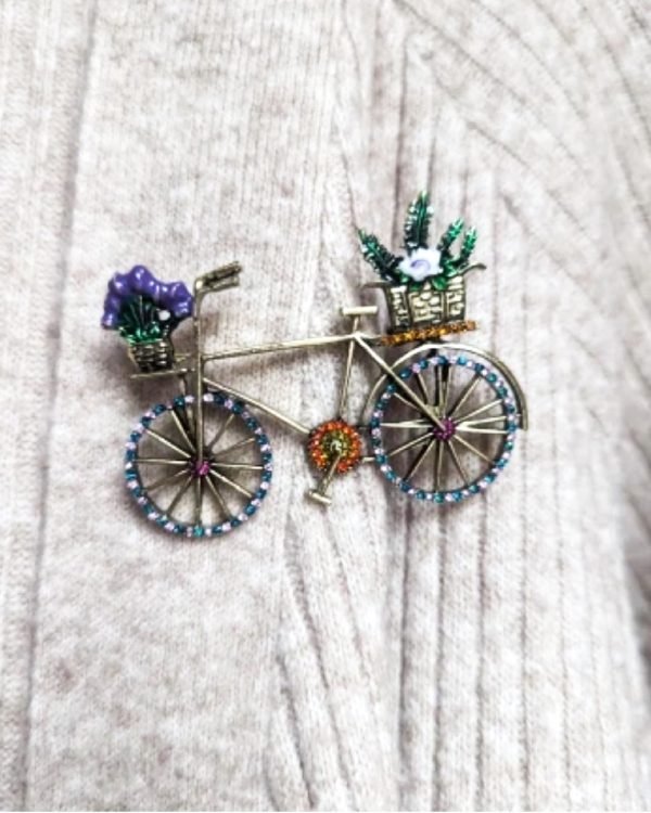 350-0bb66358-9f3d-4ba9-9e1b-9cd2d9cdc82c.jpg Broche Bici Floral - Imagen 2