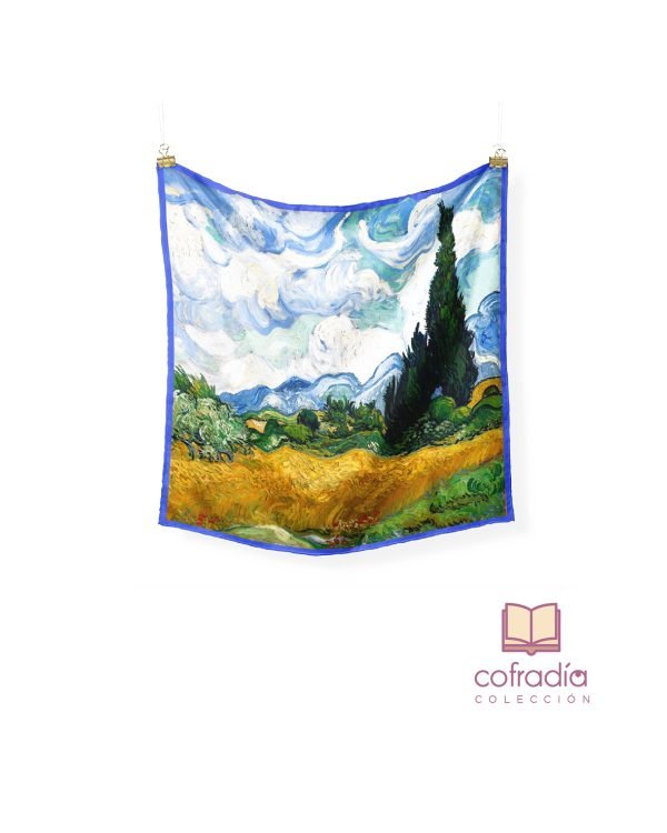 Pañuelo Van Gogh Cipreses - Imagen 1