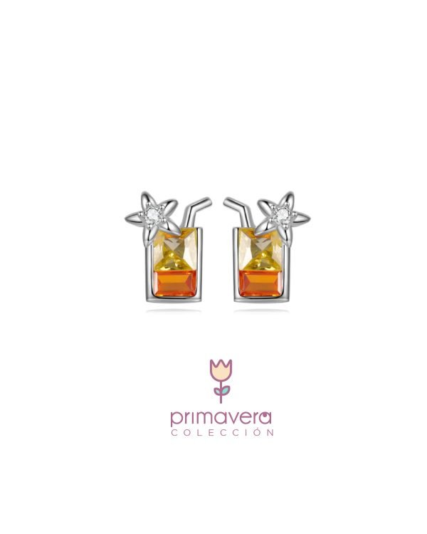 Aretes Cocktail Cosmo - Imagen 1