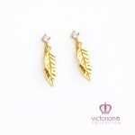 Arete Hojas Doradas