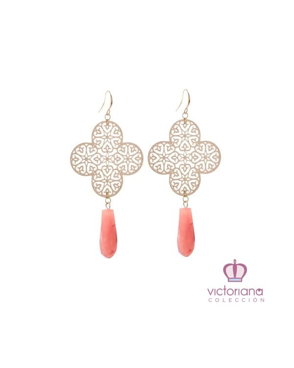 Arete Calado Cuarzo - Imagen 1