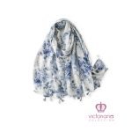Bufanda Rosas Toile de Jouy