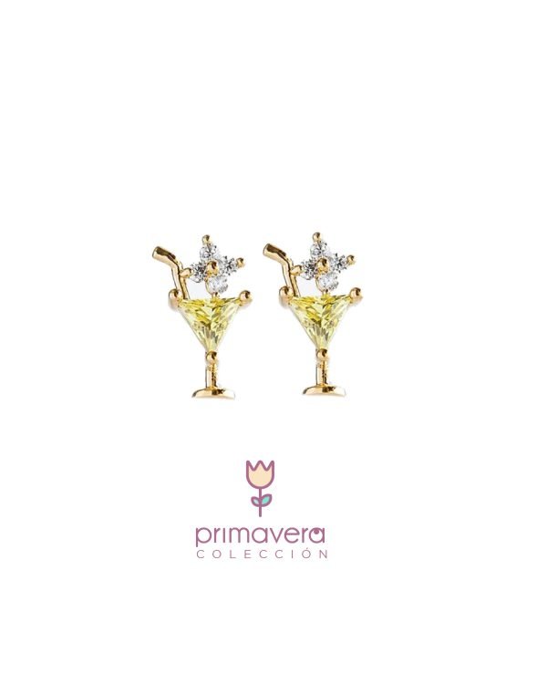 Aretes Cocktail Margarita - Imagen 1