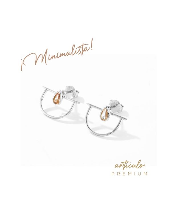 Arete Curva Minimalista - Imagen 1