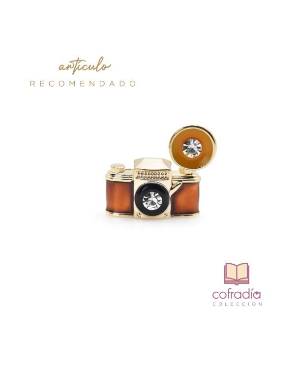 Broche Cámara Vintage - Imagen 1