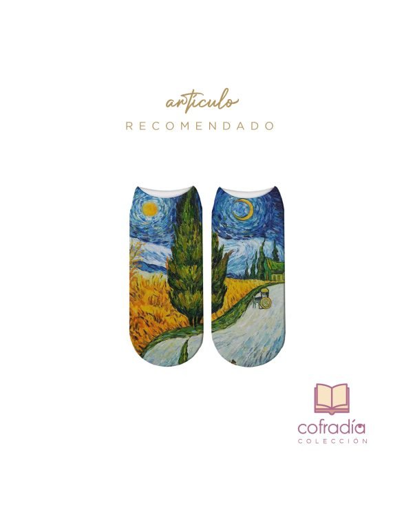 Calceta Van Gogh Cipreses - Imagen 1