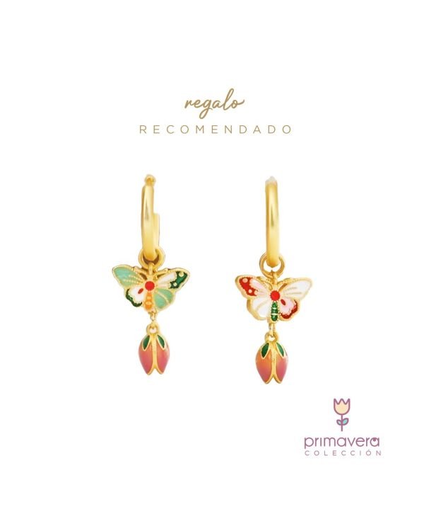 Aretes Mariposa - Imagen 1