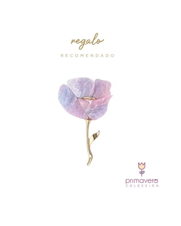 Broche Flor Poppy - Imagen 1