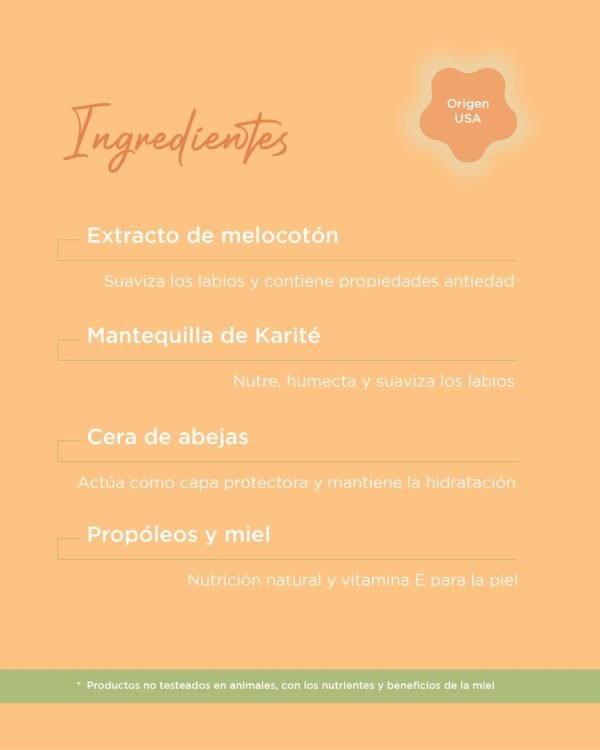 Lipcare My Bee Balm/Peach - Imagen 3