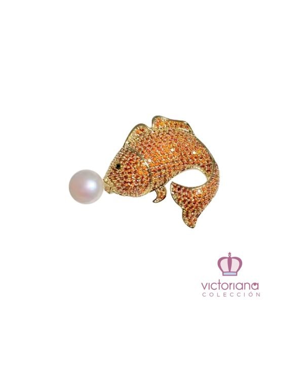 Broche Pez Dorado - Imagen 1