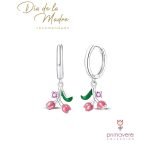 Aretes Huggies Tulipán