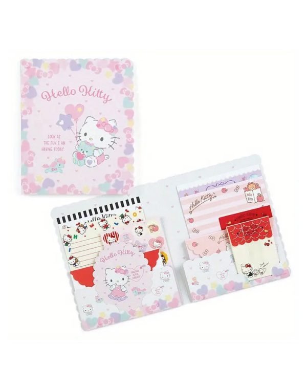 Papel Carta, Hello Kitty Bubbles. Set hojas, sobres y stickers - Imagen 1