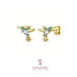 Arete Studs Colibrí Amazilia