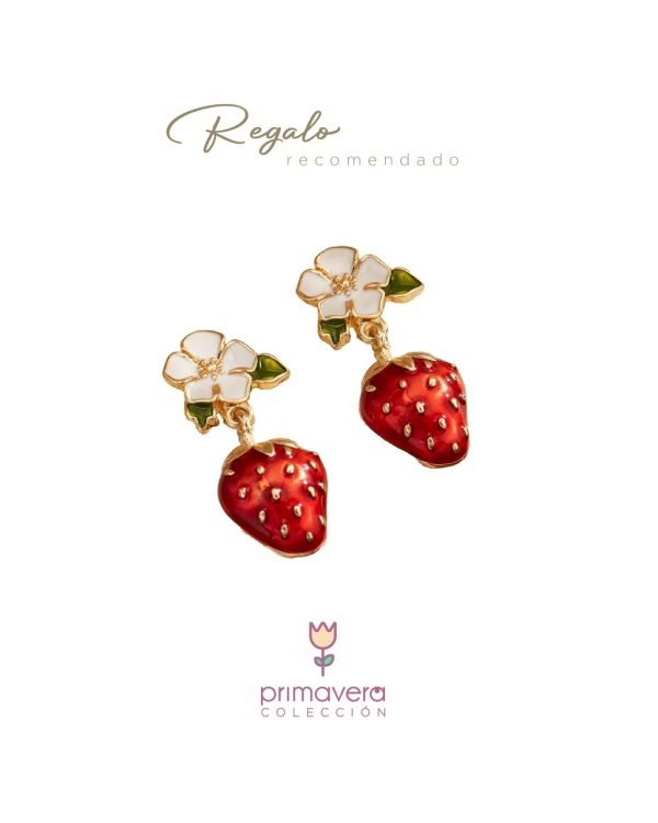 Aretes Fresa - Imagen 1