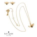 Set Aretes y Collar Bee Kate Spade