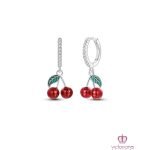 Aretes Huggies Cherry
