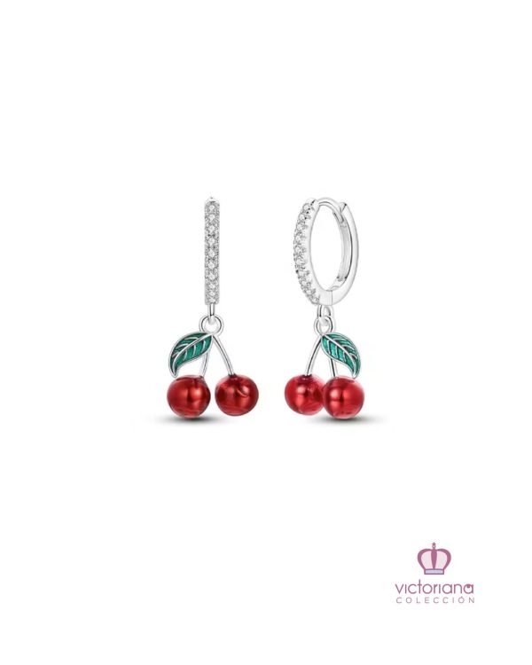 Aretes Huggies Cherry - Imagen 1