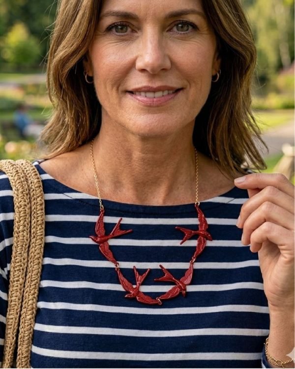 Collar Golondrinas (gargantilla) - Imagen 3