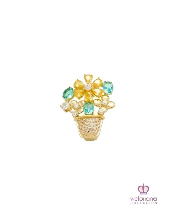 Min Broche Maceta - Imagen 1