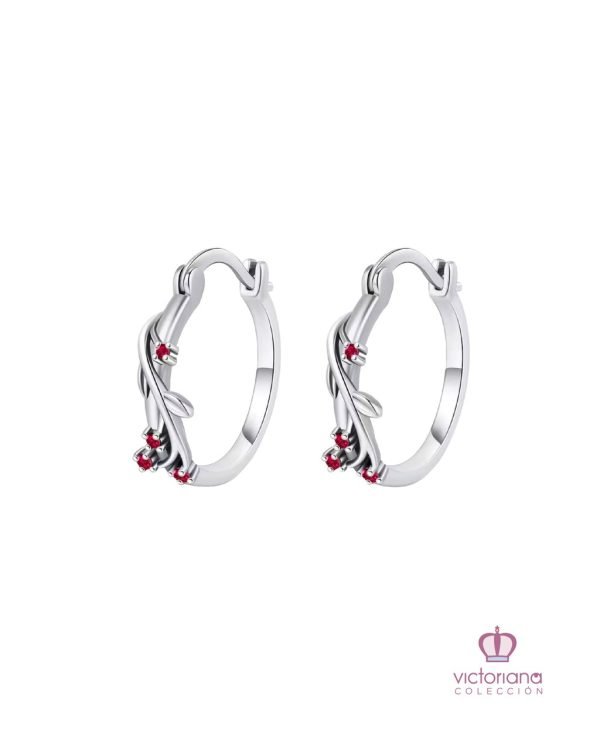 Arete Frutos Rojos - Imagen 1