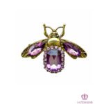 Broche Insecto Violeta