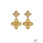Aretes Trébol Dorado
