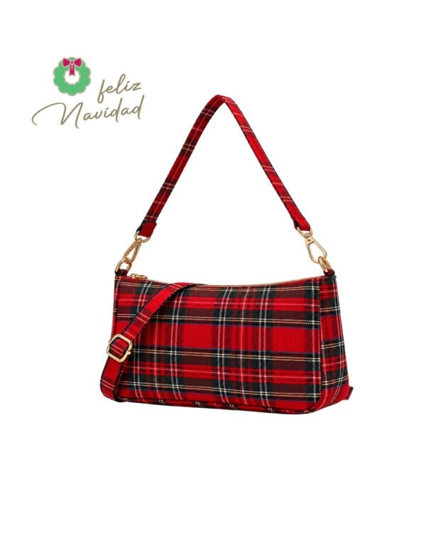 Bolsito Tartan Rojo - Imagen 1