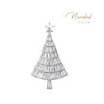 Broche Árbol Cristal