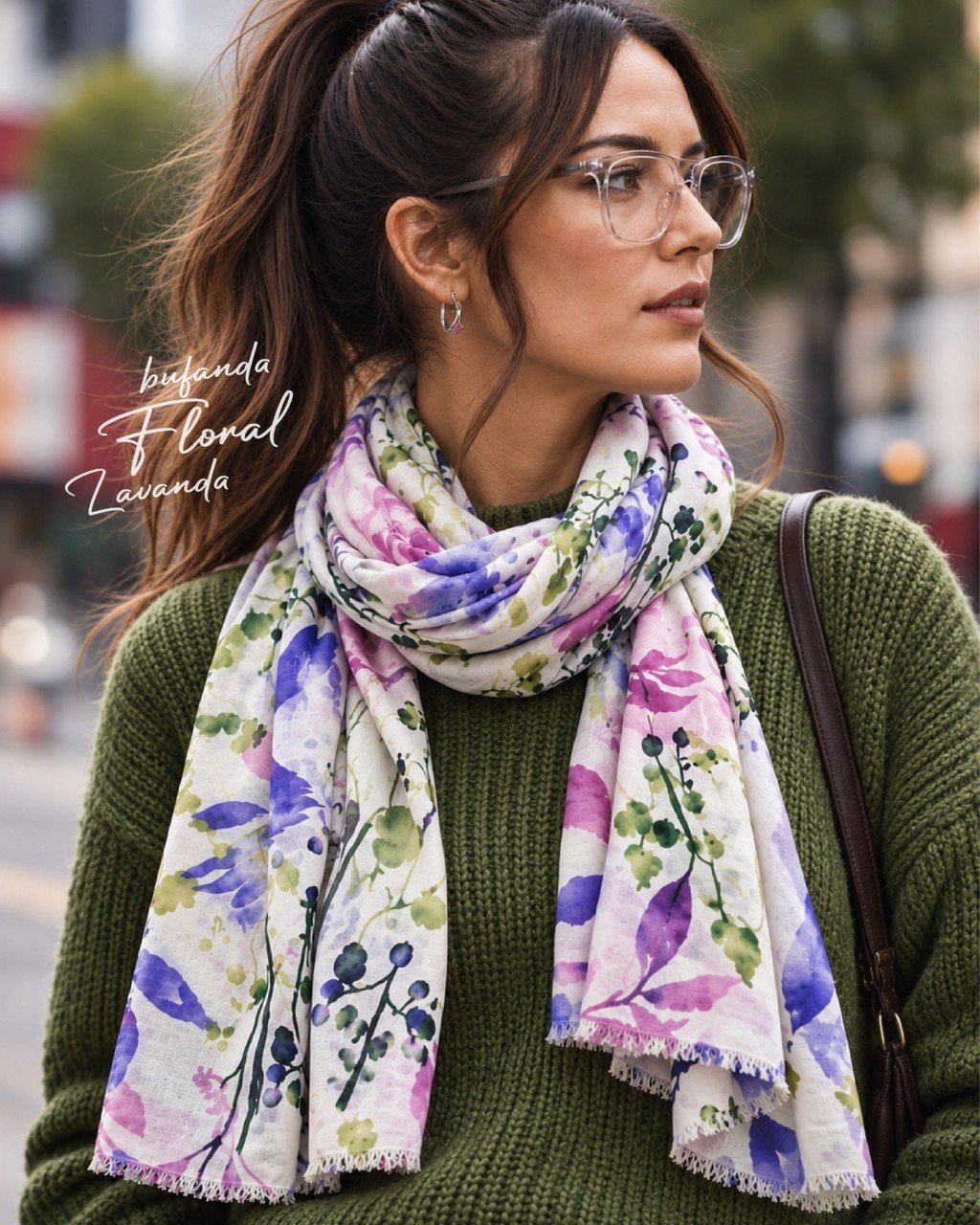 producto-006b5885.jpg Bufanda Floral Lavanda - Imagen 2