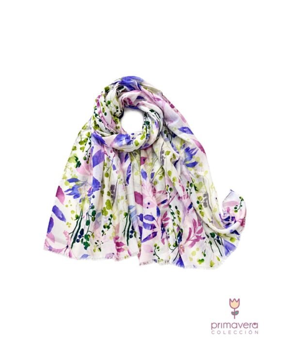 producto-4bb740b3.jpg Bufanda Floral Lavanda - Imagen 1