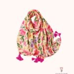Bufanda Floral Rosa