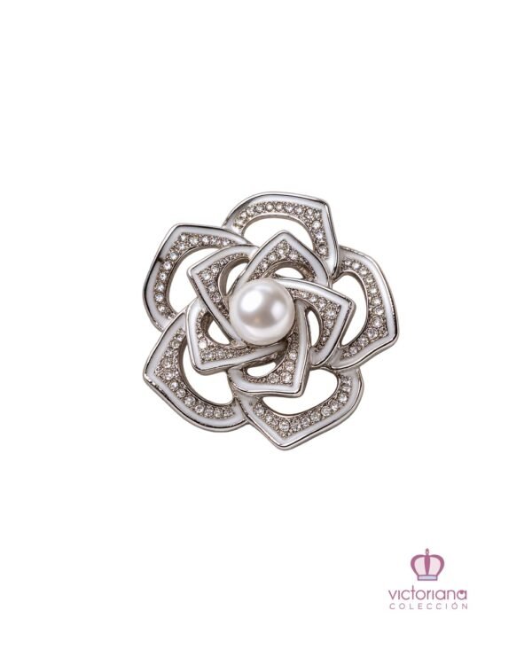 producto-5e08bd47.jpg Broche Camelia Plata - Imagen 1
