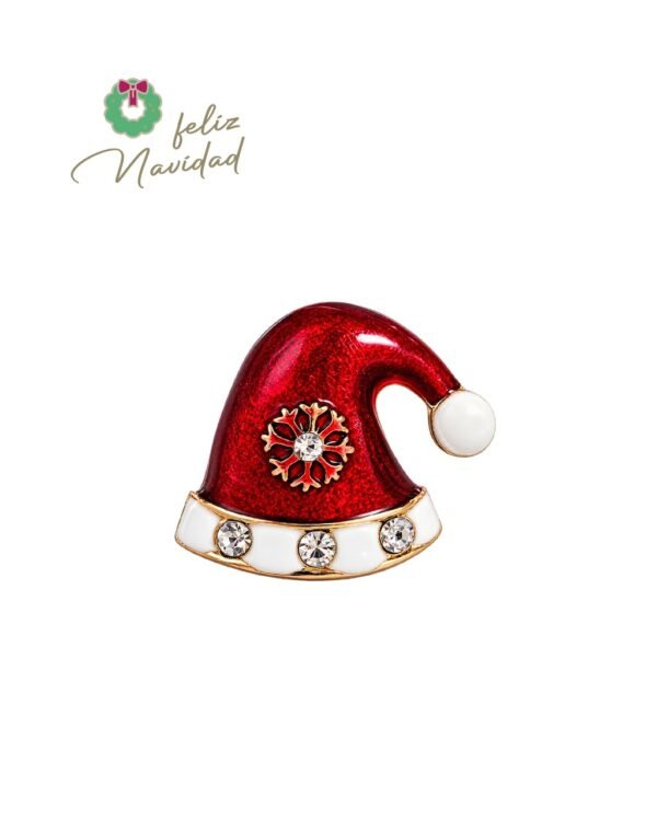 Broche Gorrito Navideño - Imagen 1