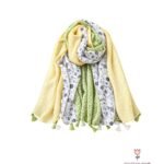 Bufanda Yellow Garden